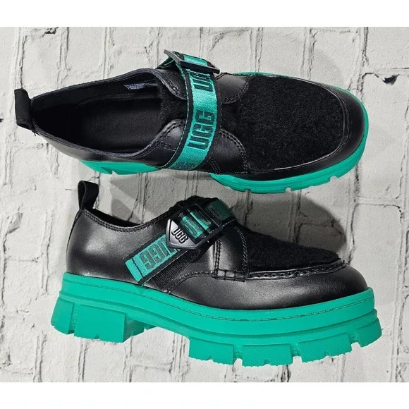 UGG | Shoes | Ugg Ashton Plush Emerald Green Waterproof Loafers Shoes Womens  Size 9 | Poshmark